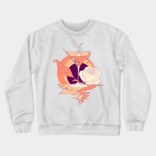 Peach Martini and Rose Crewneck Sweatshirt